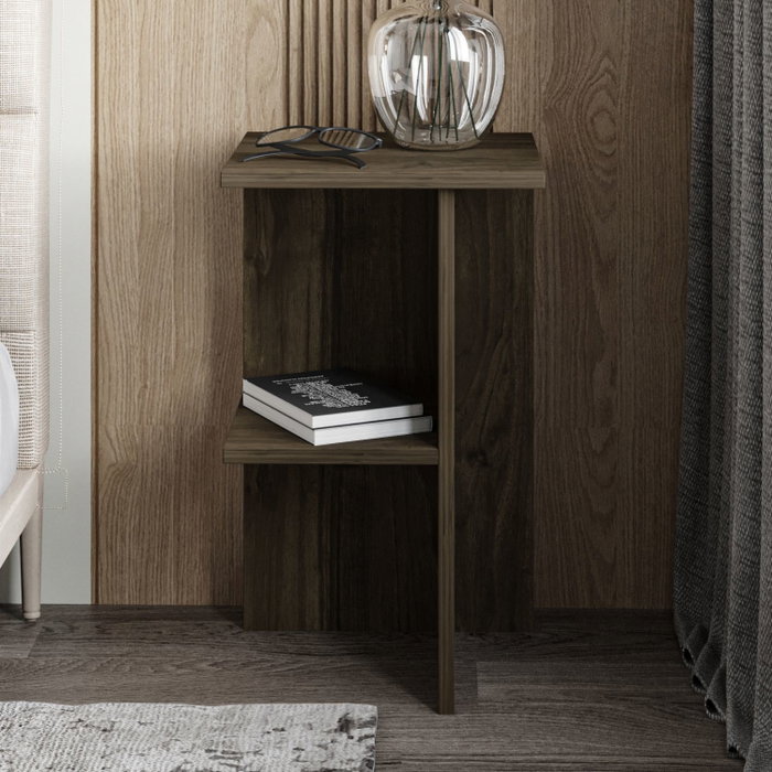 Hanah Home Mesita de Noche Leray - Walnut Hanah Home Mesita de Noche Leray - Walnut